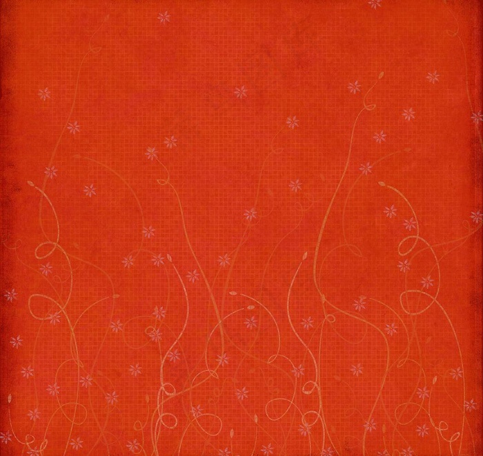 红底不规则碎花图案图片