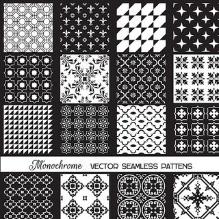 黑白菱形背景图片