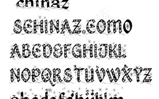 圣诞节字体设计 英文字体下载