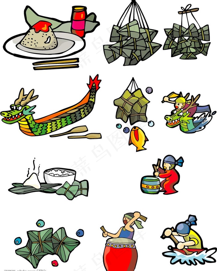 端午矢量图片