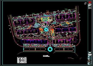 某小区环境施工电气平面图