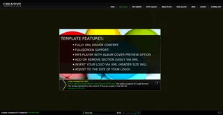 彩色球网页动画模板