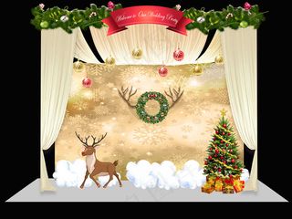 圣诞风拍照背景