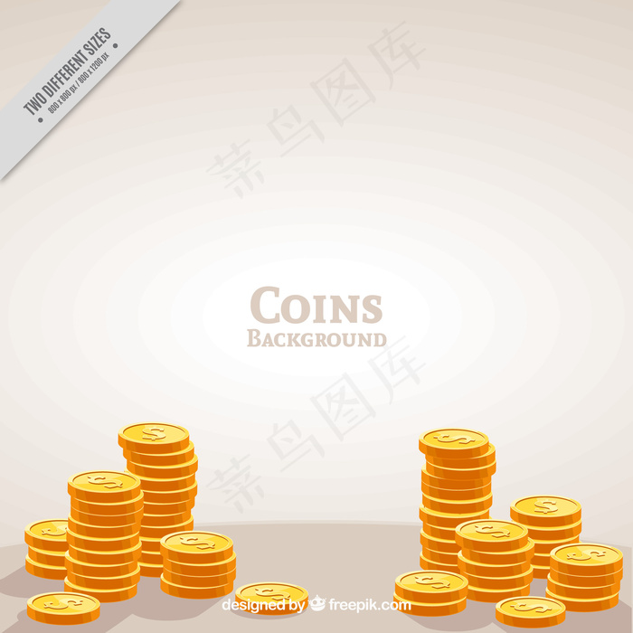 金币背景ai矢量模版下载