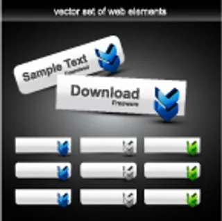 网页设计装饰元素矢量素材-3