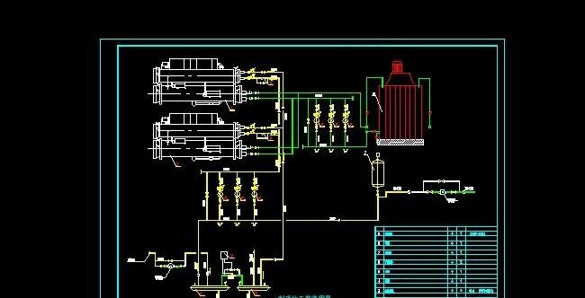 厂房车间水冷*空调工程设计图