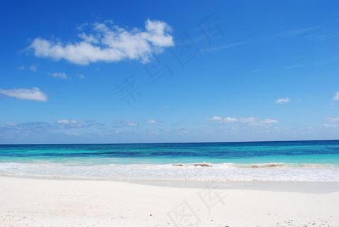 墨西哥海岸沙滩风光图片