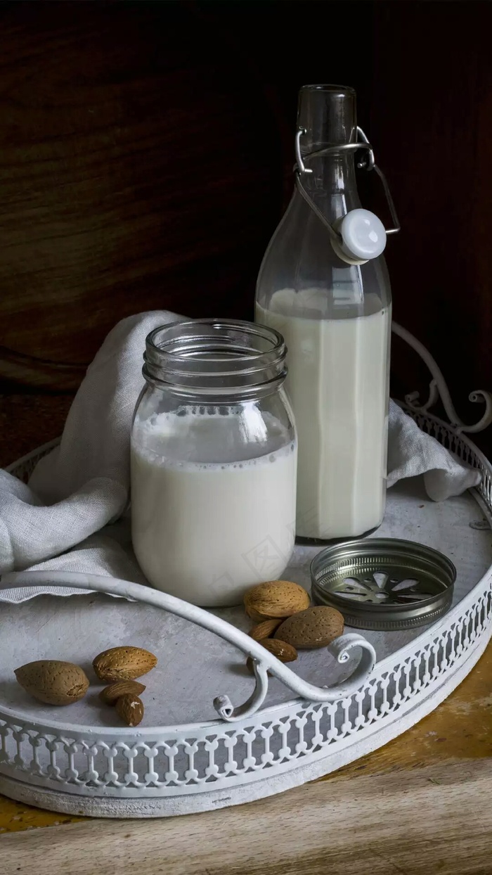 牛奶高清摄影图片