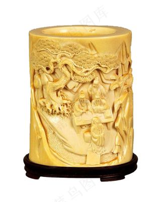 笔筒办公用品免抠素材PSD分层