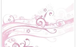 矢量花纹背景底图