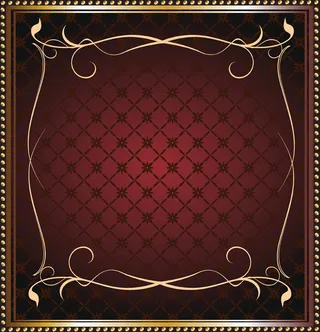 漂亮的欧式花边花纹矢量素材美丽的欧...