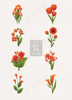 花卉花朵设计元素 花卉花朵设计元素