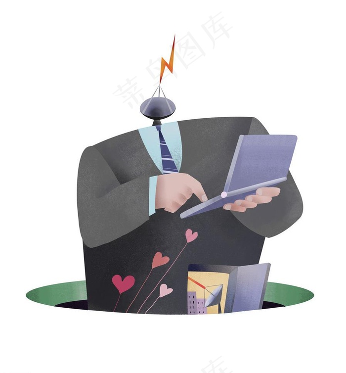 卡通商务人物图片