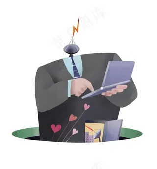 卡通商务人物图片