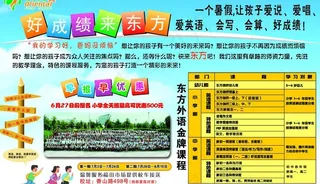 学校招生宣传单图片