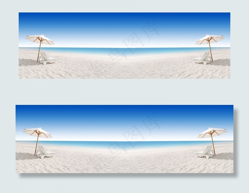 自然清新简约大气淘宝海报背景　