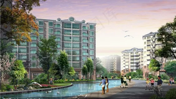 多层住宅效果图图片