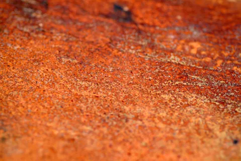 橙红色发亮铁锈背景 橙红色发亮铁锈背景