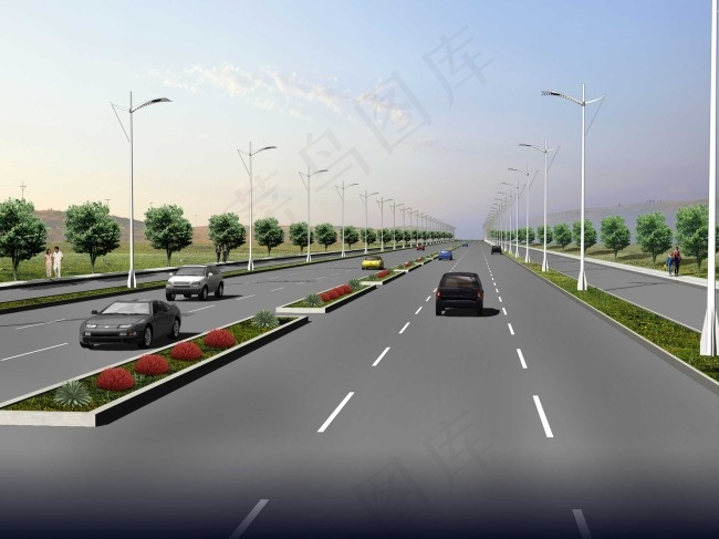 道路规划psd模版下载