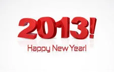 2013新年快乐矢量字体ai矢量模版下载