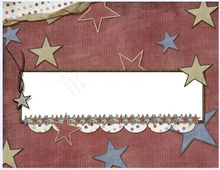 拼贴式样的可爱相框-9