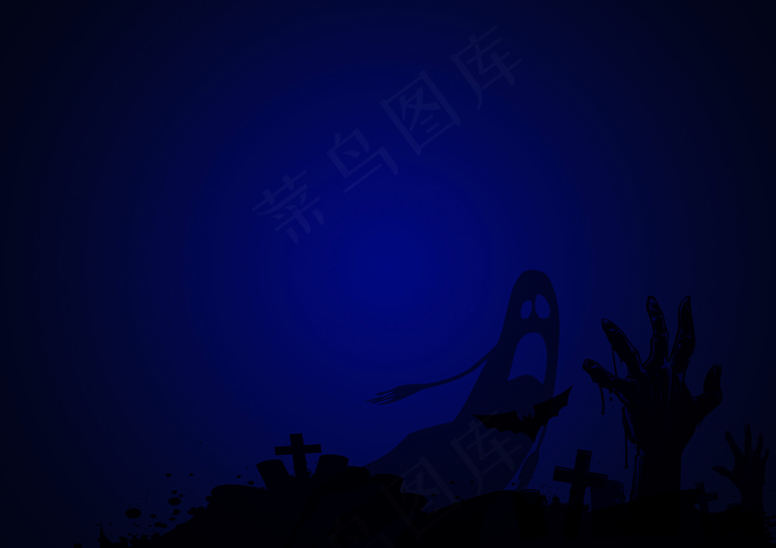 搞怪狂欢夜手抄报万圣节小报模板(4961X3508(DPI:300))psd模版下载