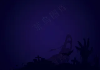 搞怪狂欢夜手抄报万圣节小报模板