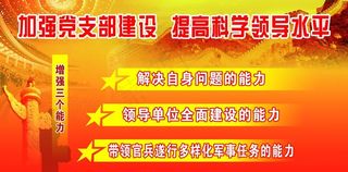 党支部建设展板图片
