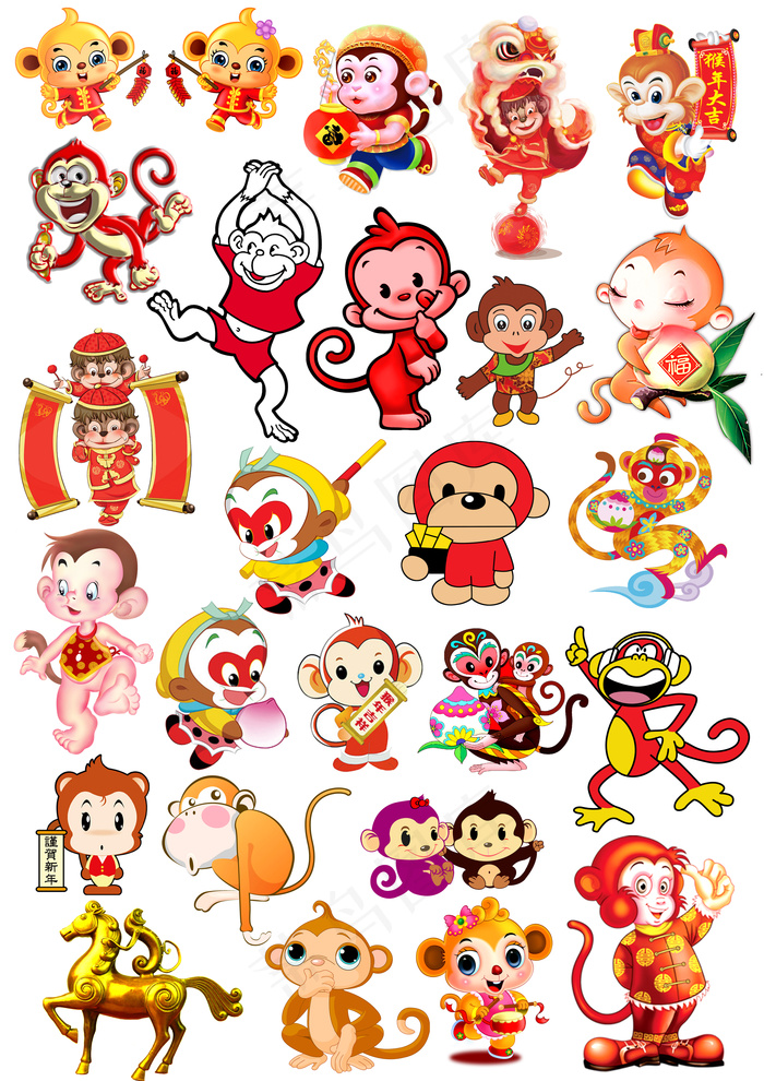 2016猴年素材大集合