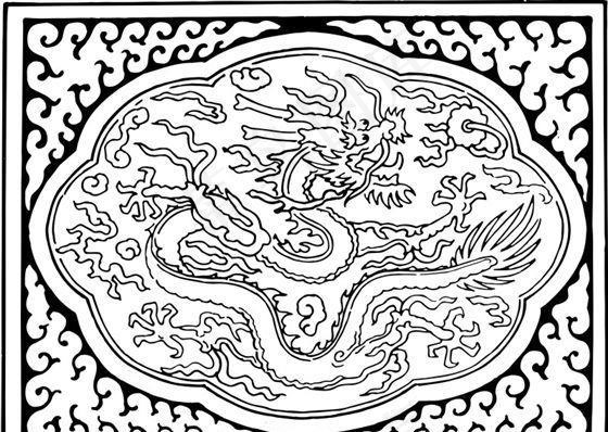 清代（下）版画 装饰画 中华图案五千年 矢量 AI格式_0487