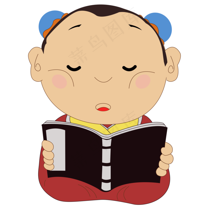 古代正在读书的人孩童上学开学古代正在读书的人孩童上学开学ai矢量模版下载