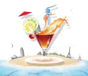 夏季冷饮柠檬奶茶果汁饮品饮料png... 夏季冷饮柠檬奶茶果汁饮品饮料png...