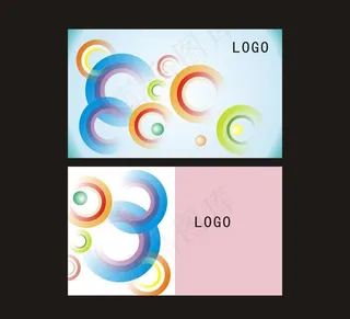 手绘名片模板图片