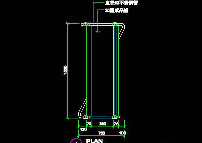 商场装修施工图纸、服装类道具cad...