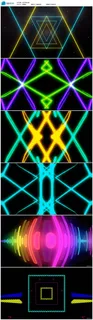 音乐节奏动感激光LED视频
