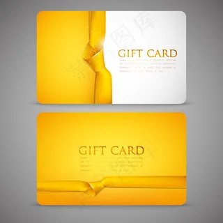 创意彩带卡片模板矢量素材