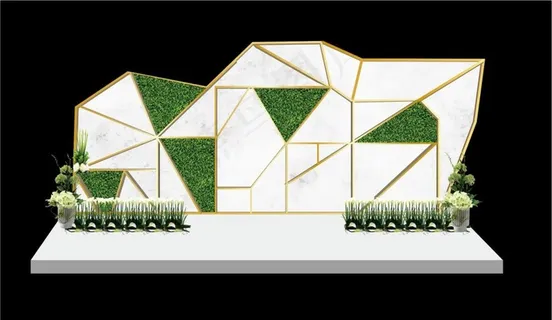 小清新婚礼迎宾区