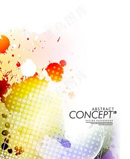 梦幻展板背景设计