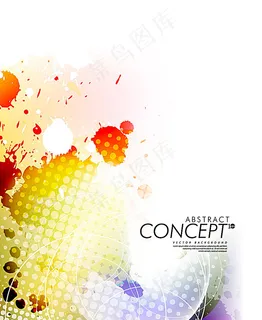 梦幻展板背景设计