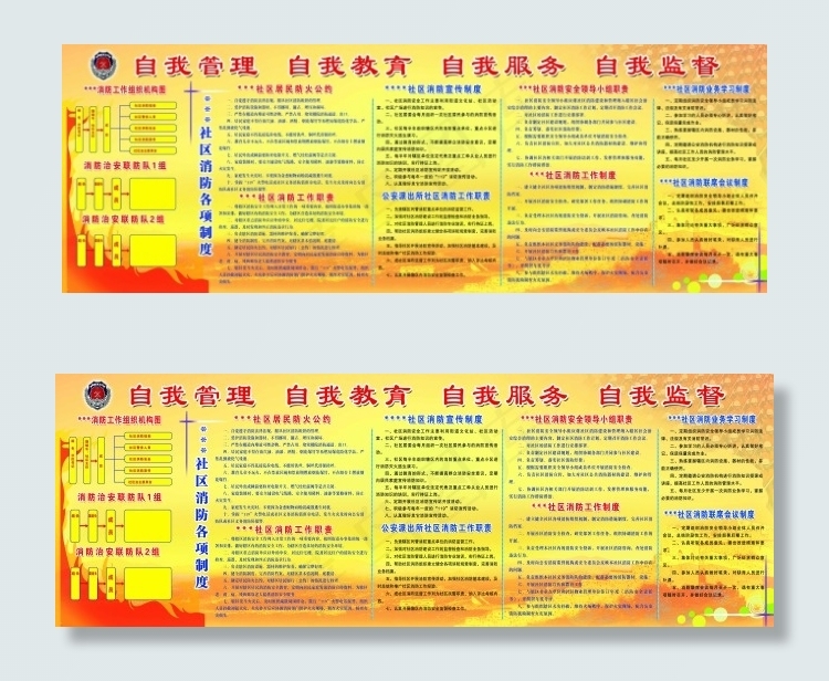 社区消防各项制度