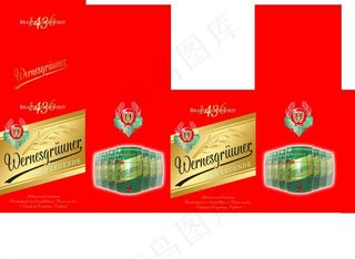 啤酒包装psd素材图片