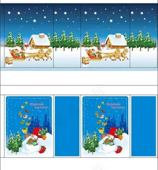 圣诞礼品袋图片