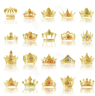 金色皇冠样式图片