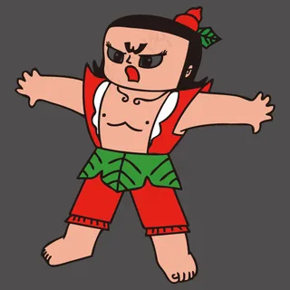 印花矢量图 T恤图案 卡通人物 卡...