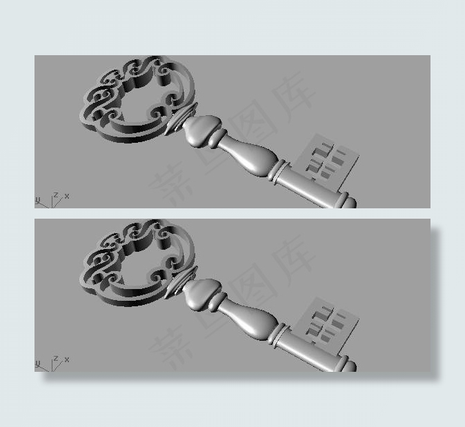 欧式钥匙模型3图片