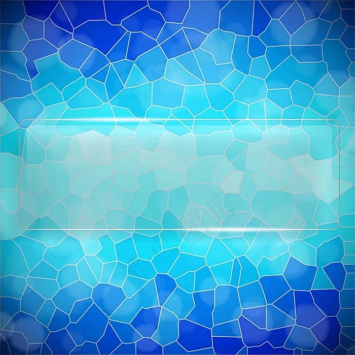 蓝色水立方背景eps,ai矢量模版下载