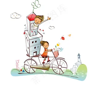 童话般的王国高清矢量图ai源文件下...