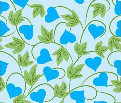 植物缤纷背景矢量图055