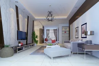 现代简约室内设计客厅效果图