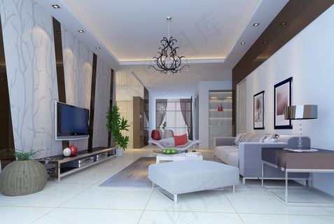 现代简约室内设计客厅效果图 现代简约室内设计客厅效果图